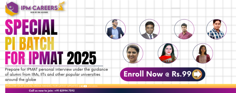 IPMCareers Has Launched Special PI Batch For IPMAT 2025
