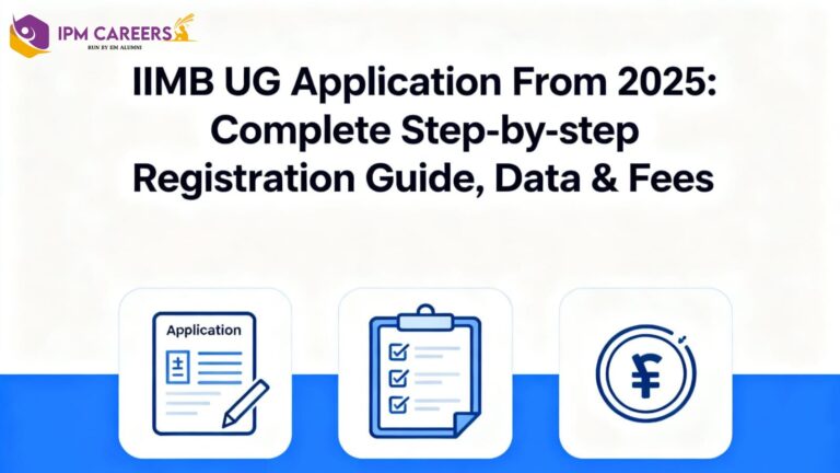 IIMB UG Application Form 2025: Complete Step-by-Step Registration Guide, Dates & Fees