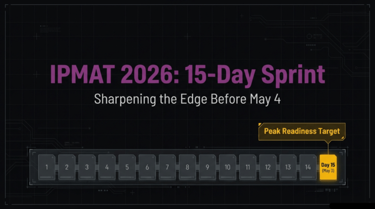 IPMAT 2026: 15-Day Study Plan to Maximise Your Score Before May 4