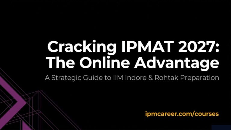 IPMAT Online Coaching 27/28 | Is It Actually Worth It?